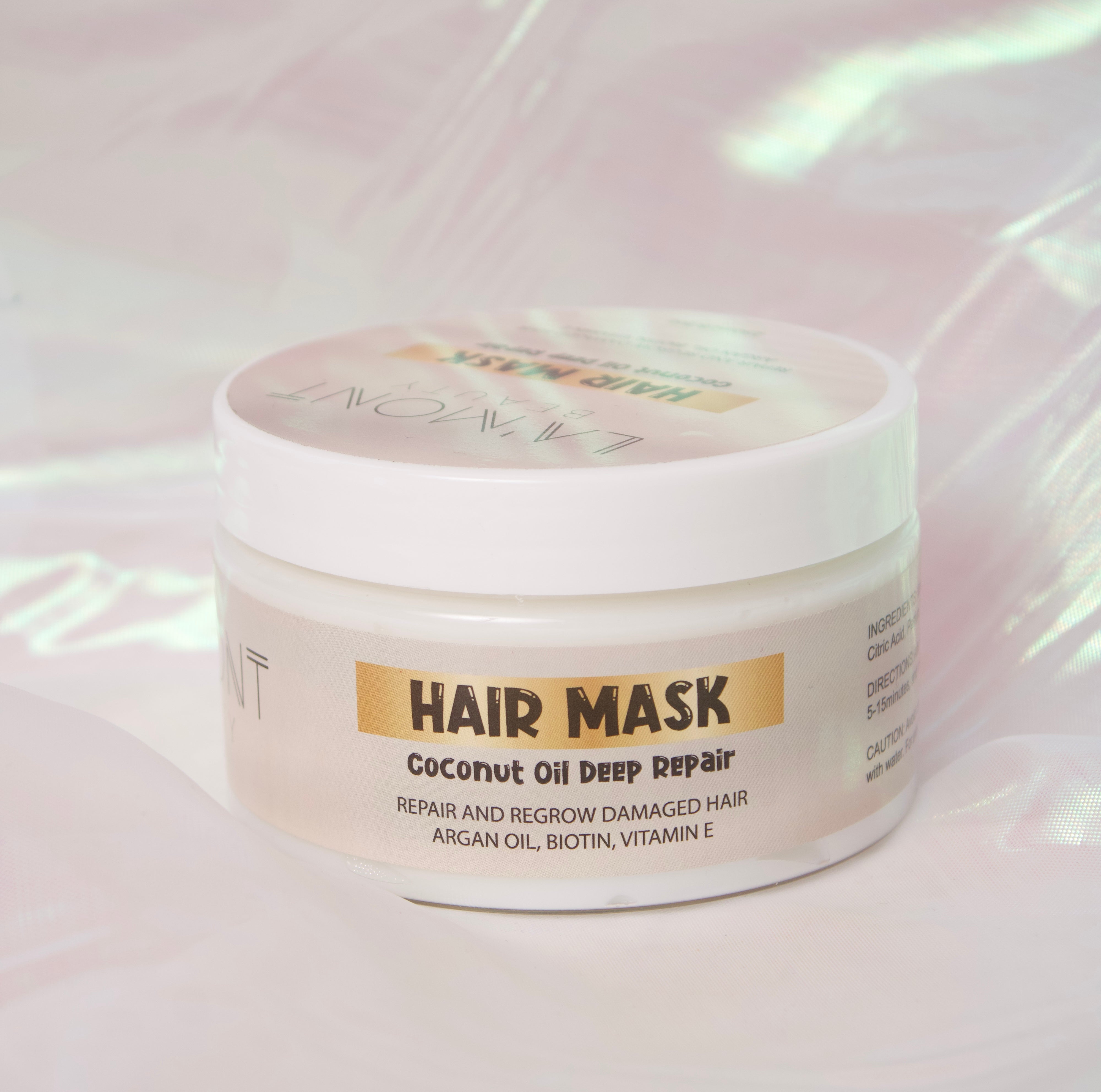 La'Mont Coconut Oil Deep Repair Hair Mask.