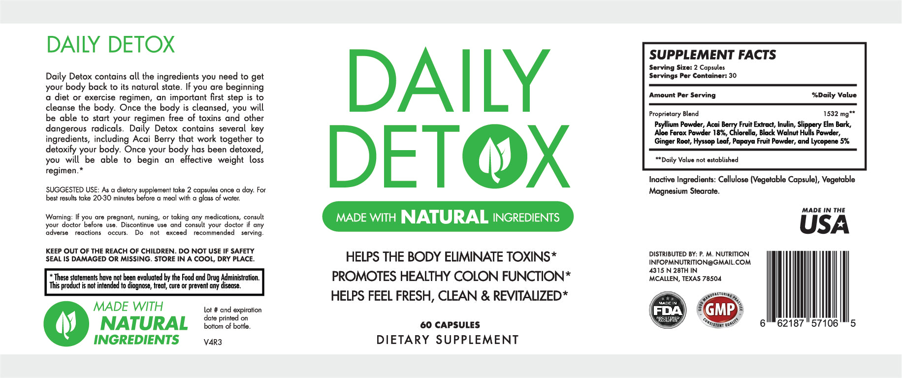 Daily Detox 100% Natural