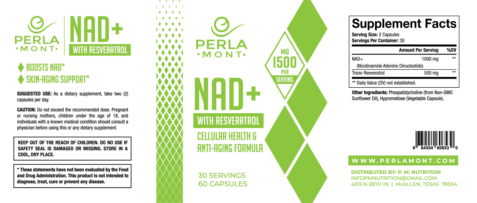 NAD+ with Resveratrol – Anti-Aging & Cellular Support